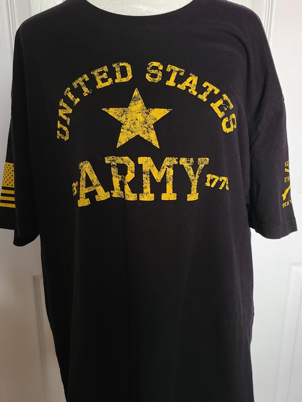 Grunt Style Men's 3XL US Army Est. 1775 Soldier Graphic Tee-Shirt Black